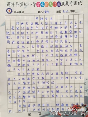 文明上网征文
