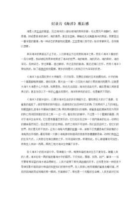 home纪录片观后感