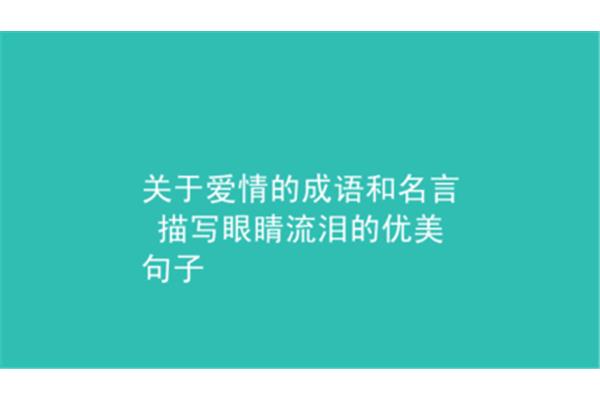 比喻爱情的句子