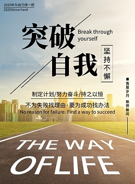 坚持自我成功的例子