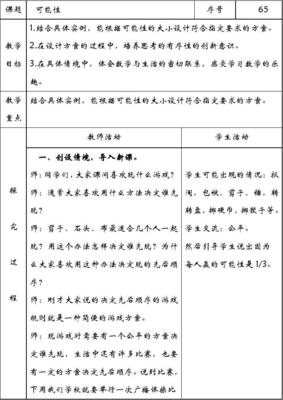 数学优秀教案