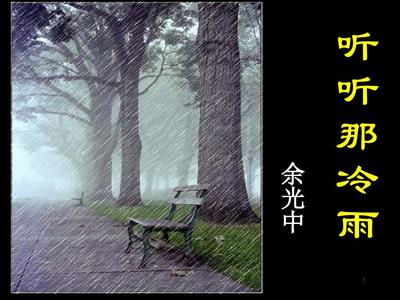 听听那冷雨感悟