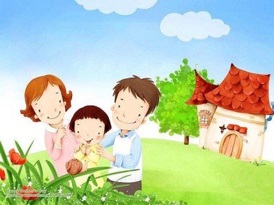 一家三口简短幸福句子
