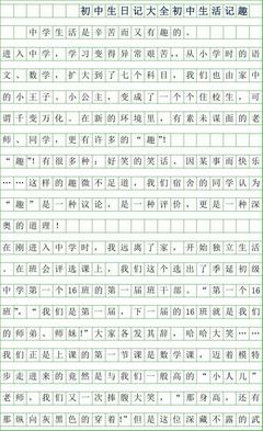 优秀日记500字