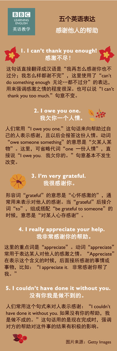 感谢别人的帮助