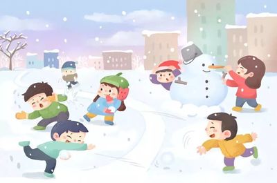 打雪仗作文100字