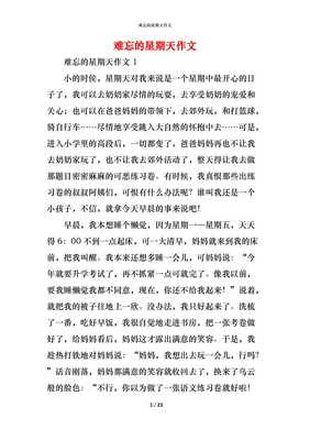 难忘的什么作文400字