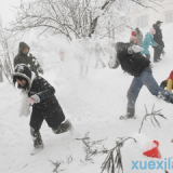 打雪仗作文100字