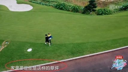用草地写一句话