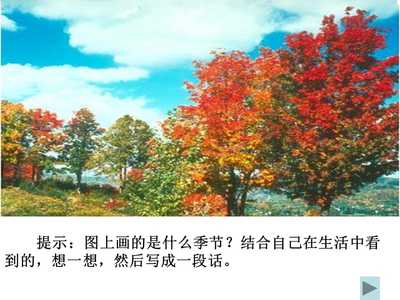 看图写话 秋天