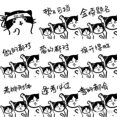 考试必胜的口号