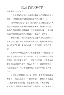 手作文800字
