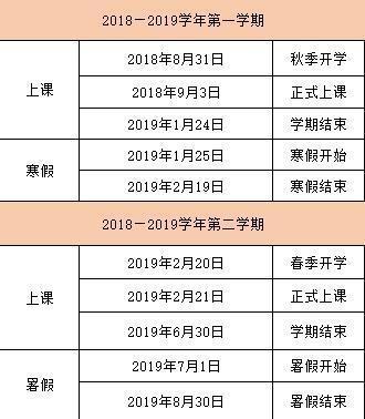 学校放暑假时间