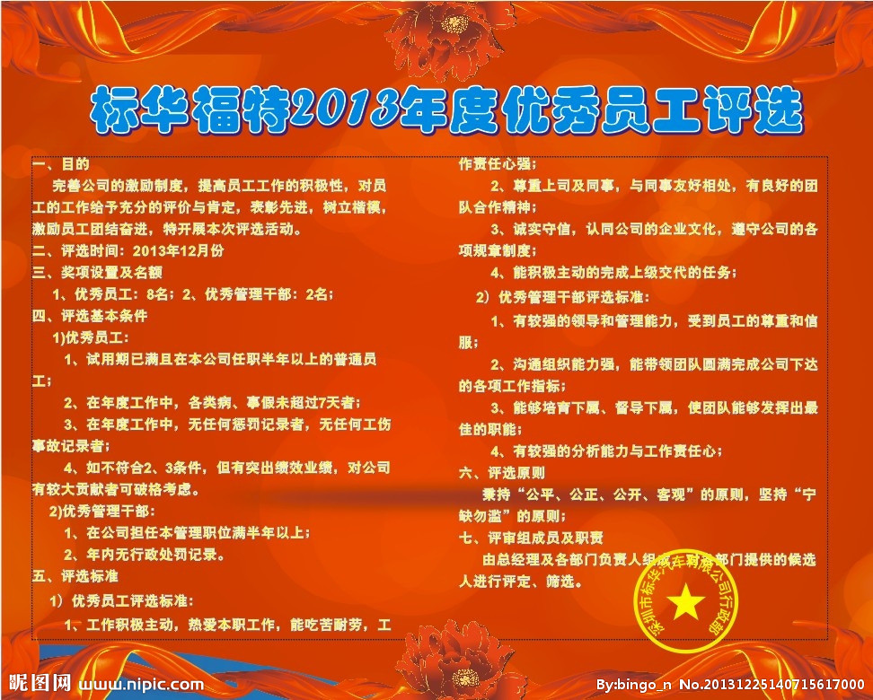 员工优秀评语