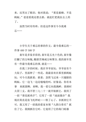 最令我难忘的事
