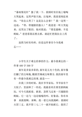 最令我难忘的事