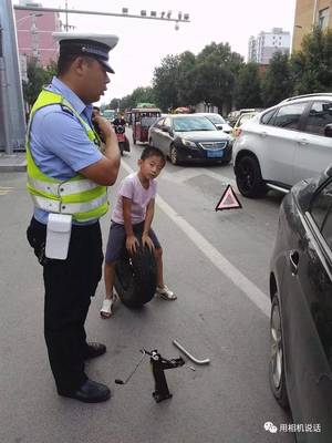 感谢交警的话