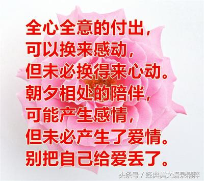 经典恋爱语录