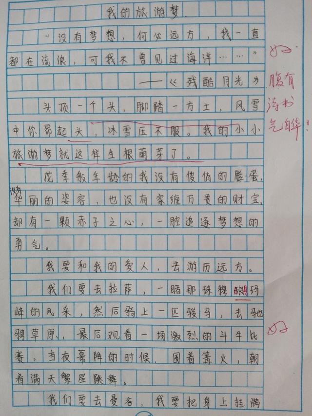 一句话影响了我作文
