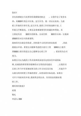 厨师加薪申请书简短