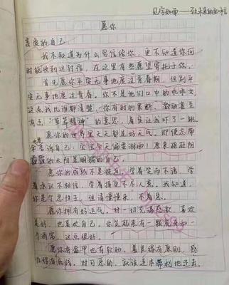 一句话影响了我作文